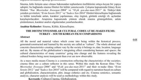 Yabancı Filmlerde Kültürel Kodlar